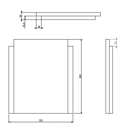 Vermiculite paroi arrière Universal-V 80