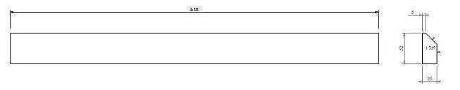 Vermiculite protection en biais (pare-bûches) UNIV5-80