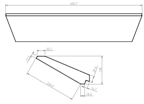 Béton Céramique déflecteur