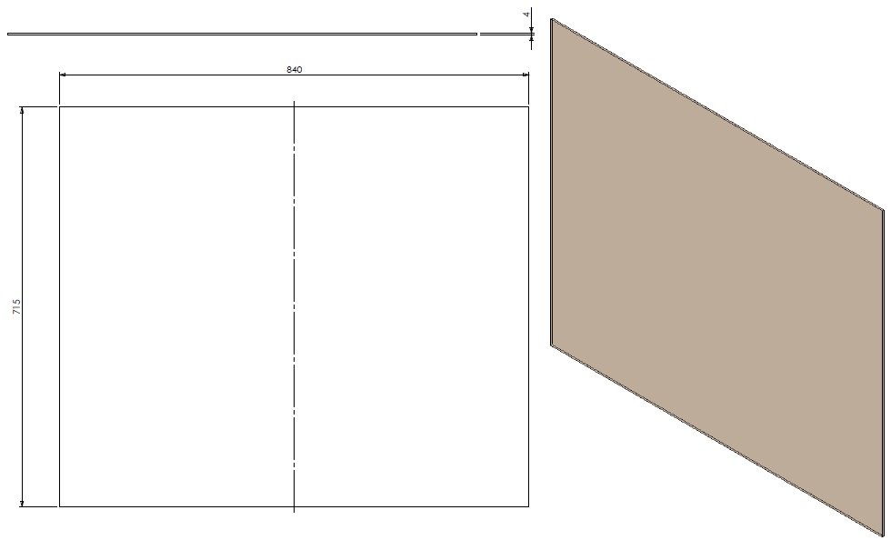 Vitre Vento Classic 85 dim. 840x715