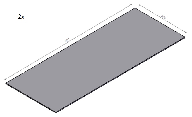 Miroir céramique noir total VBM-T 3