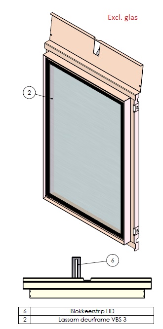 Hidden door excl vitre VerB S noir (depuis 10-5-2021)