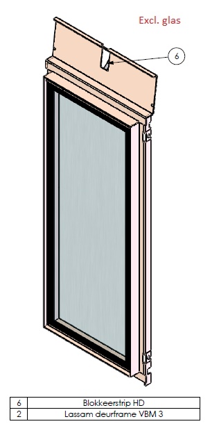 Hidden door excl vitre VerB M noir (depuis 10-5-2021)