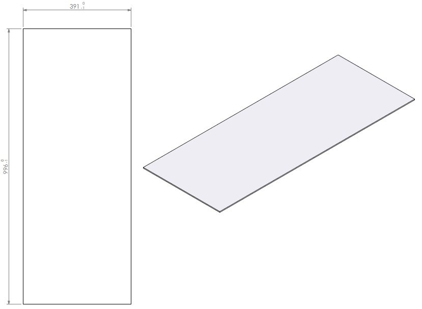 Vitre FF Vertb M dim 391x996