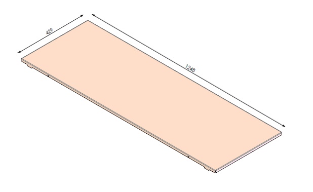 Parois lisses en acier Viewbell Large 3 noire (depuis 10-5-2021)