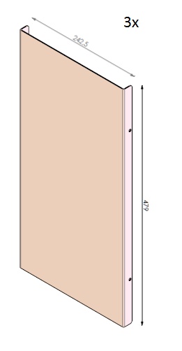 Set de - Lamelles ViewBM noires (depuis 10-5-2021)