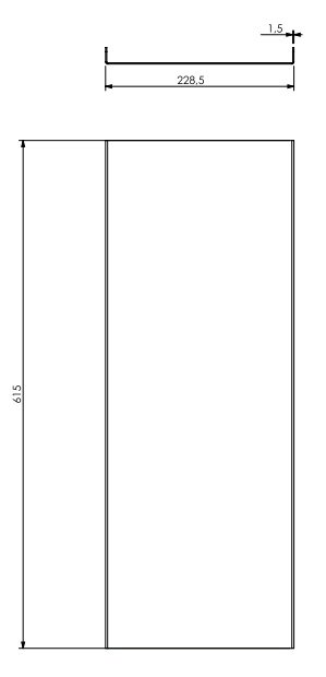 Set Lamelles Vib Topsham 3 noires