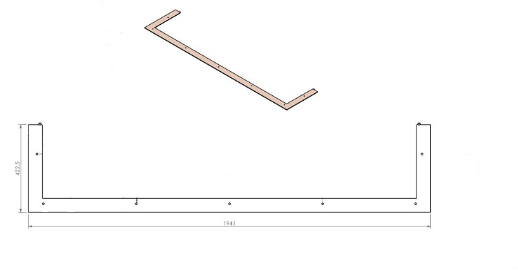Bande de finition sup ViB XXL3 noire