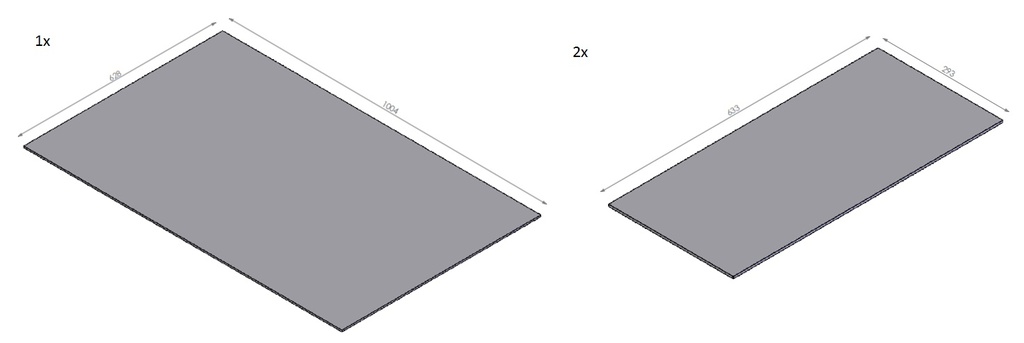 Miroir céramique noir - set York Large