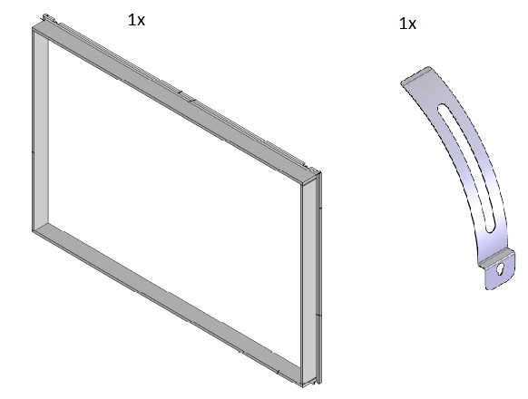 Porte FF excl Vitre noire