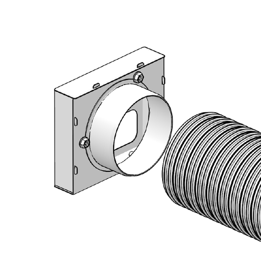 [12002067] S6IN KIT RACCORD AIR EXT AR (100mm/4'')