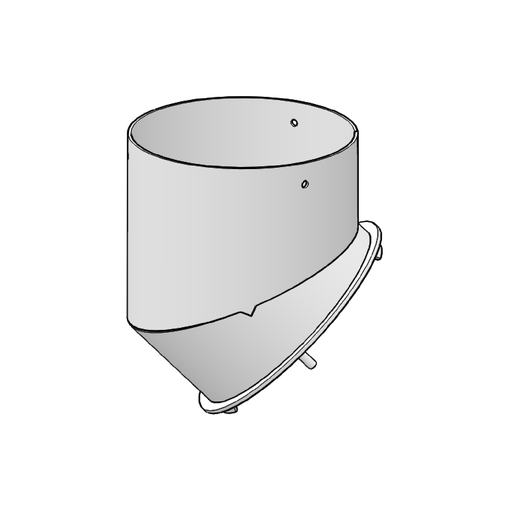 [12020003] S6-IN SORTIE FUMEE AXE VERTICAL DIA130MM
