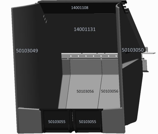 [14001108] S6-IN 4655 SUPPORT DEVIATEUR VERMICULITE