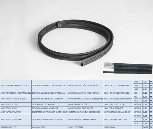 [14005043] 30C KIT JOINT PORTE VITREE & PLEINE