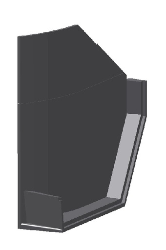 [50103051] SIX H50 FONTE CÔTÉ GAUCHE