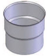 [302281] Adaptateur D=130 pour passage flexible