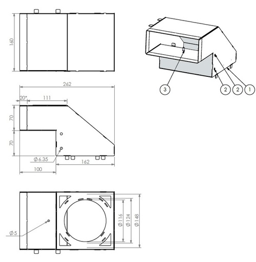 [346361] Boitier de raccordement 160