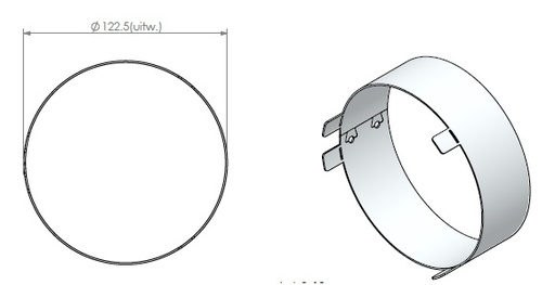 [345978] Buselot de raccordement convection 125