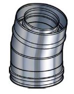 [346507] Coude 15° (lisse) 100/150 avec collier de serrage