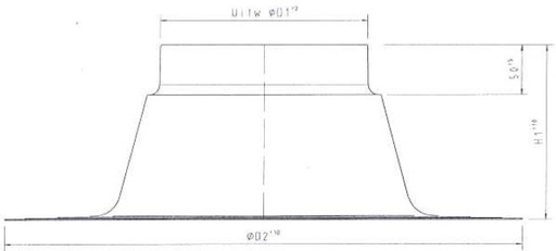 [302213] Solin alu universel pour toit plat/cheminée existante