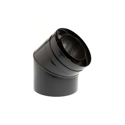[711071] Coude 45° 100/150 Noir