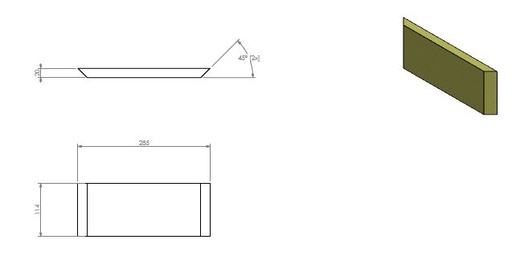 [353586] Plaque d'isolation bac à charbon vermiculite