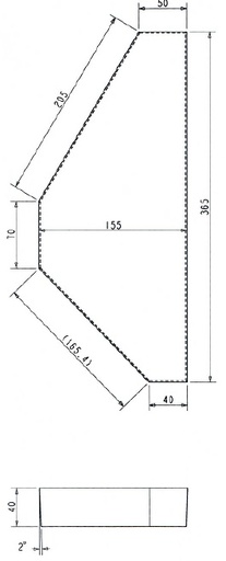 [304558] Brique réfractaire G P65/BF 65