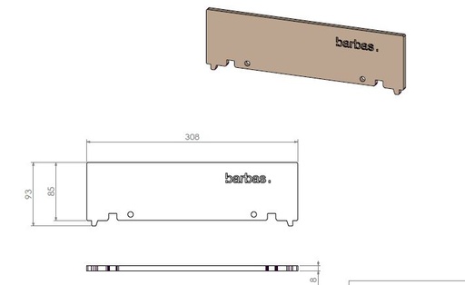 [355071] Arrêt bûches pour Compact 45