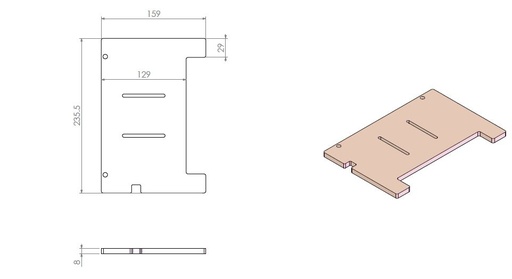 [354505] Grille de chauffe lat. Compact 70 noir