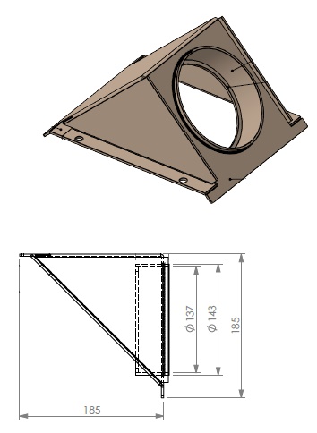 [343551] Pipe de sortie droite