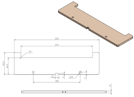 [341336] Pare-bûches noir
