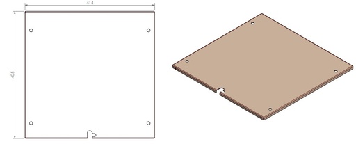 [346730] Plaque de finition pour socle