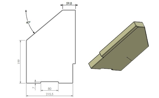 [345233] Béton céramique côté gauche V2  (compatible avec V1)