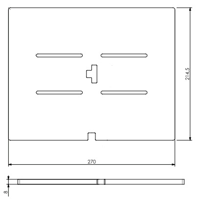 [340798] Grille de combustion noire