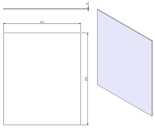 [340839] Vitre Unilux 6-55 / Box 55