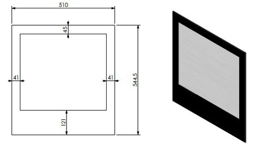 [345461] Vitre Sm B 55-60/Box