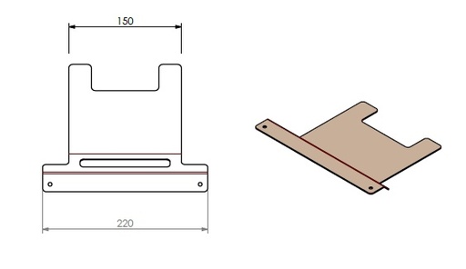 [348342] Déflecteur noir