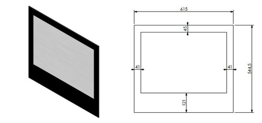 [345460] Vitre Sm B 65-60/Box