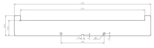 [340900] Pare-bûches noir