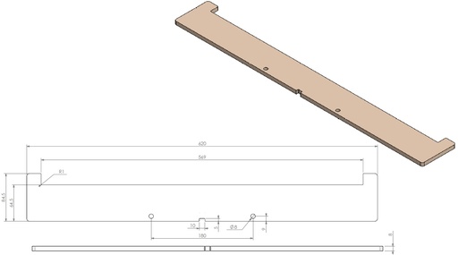 [342433] Pare-bûches noir