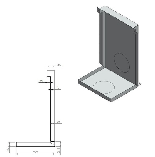 [343909] set arrivee air bas via socle