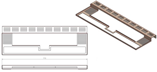 [346846] Grille brûleur SmB 80-60 Box gaz