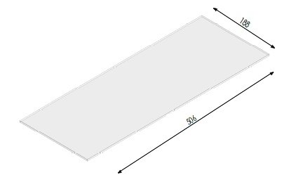 [347678] Vitre côté SmB P45 Box P45