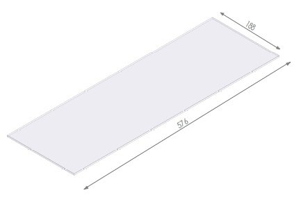 [348397] Vitre + corde côté SmB BoxP73-52