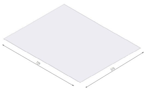 [347981] Vitre devant SmB Box gaz P73-52