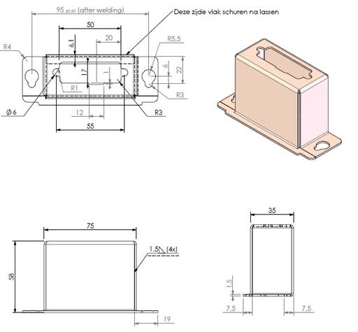 [334287] Cache veilleuse noir double brûleur + Prémium Fire
