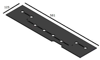 [335114] Tapis noir ceramique couvrant brûleur Centerfire 561mm