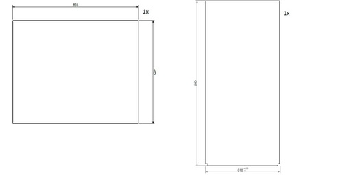 [337877] Set miroirs intérieur CBL 3