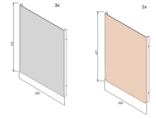 [339108] Set de - Lamelles CBM noires (depuis 10-5-2021)