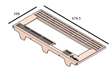 [339053] Grille double bruleur